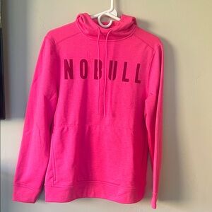 NOBULL Women's Bright Pink Cowl Neck Sweater